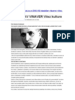 STANISLAV VINAVER Vitez Kulture