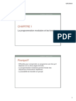 Chapitre 1 - La - Programmation - Modulaire - Et - Les - Fonctions PDF