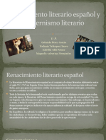 Renacimiento literario español y modernismo literario