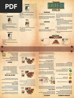 7 Wonders Duel Solo Rules En Pdf