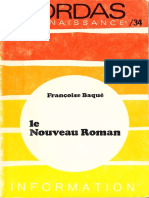 Françoise Baqué - Le Nouveau Roman PDF