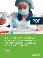 Las mujeres en ciencias, técnologia, ingenería y matemáticas en América Latina y el Caribe