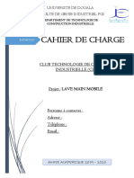 Cahier de Charge