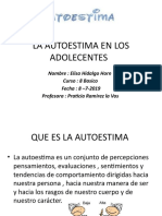 La Autoestia en Los Adolecentes-Elisa