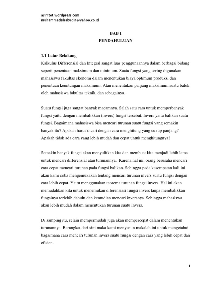 23++ Contoh Soal Turunan Fungsi Invers Hiperbolik ...