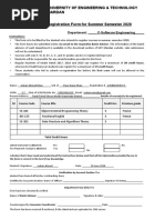 Summer 2020 Re-Registration Form - Revised