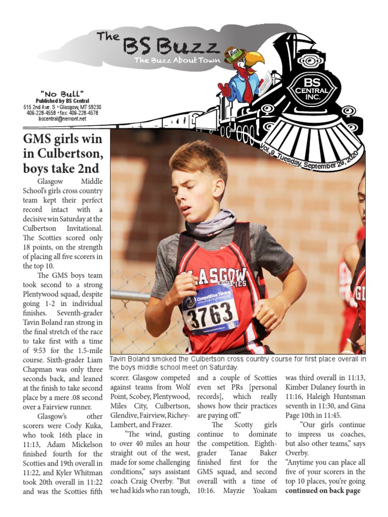 GMS Girls Win in Culbertson, Boys Take 2nd Published by BS Central