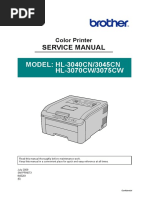 Brother HL-3040CN-HL3045CN-HL3070CW-HL3075CW Service Manual