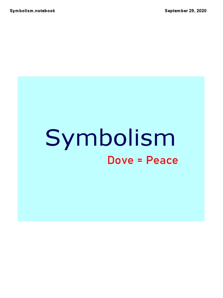 Symbolism Exploration Guide | PDF