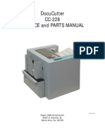 Duplo CC-228 Service and Parts Manual