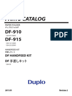 Duplo DF915 Parts Manual