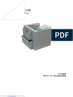 Duplo Docucutter CC228 Service Manual