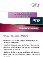 Balance de Materia