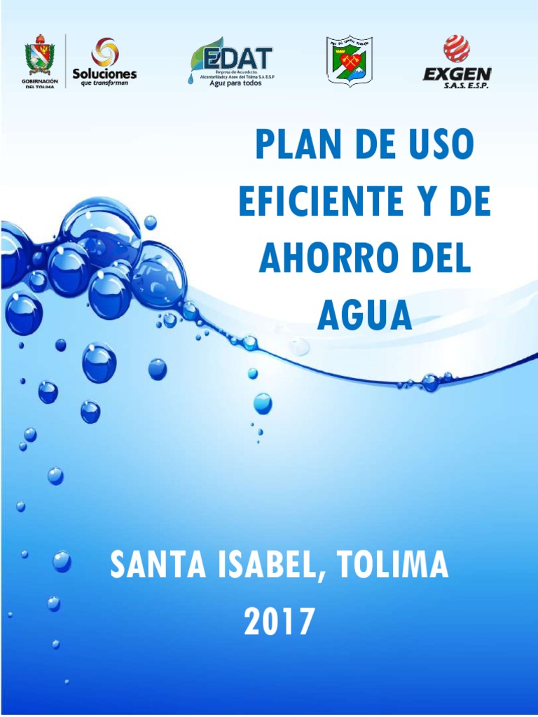 Plan de Ahorro y Uso Eficiente del Agua | PDF | Entorno natural ...