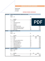 ANALISIS DE COSTOS UNITARIOS