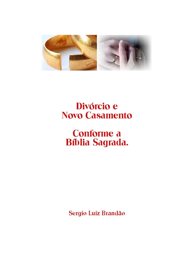Divórcio e Novo Casamento na Bíblia | PDF | Adultério | Bíblia