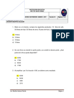 Prueba 1er PERIODO MATEMATICAS GRADO 7. 1. 2 .3 y 4. 2019 PDF