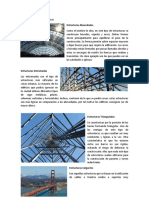 Tipos de estructuras metálicas: abovedadas, entramadas, trianguladas, colgantes y laminares