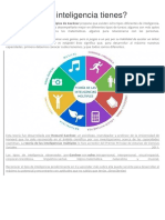 Tipos de Inteligencia PDF