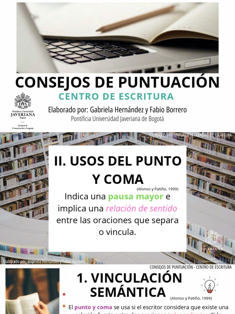 Usos del Punto y Coma en Escritura | PDF | Idiomas | Science