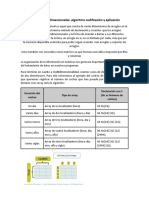 Arreglos Multidimensionales