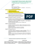 Unidad II - Implantacion Del Presupuesto Integrado