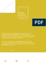 MANUAL DE IDENTIDAD CORPORATIVA HAUS STUDIO Behance PDF