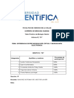 Informe Diferencias Microscopia Electronica y Optica Grupo 1f