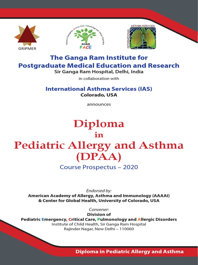 Diploma in Pediatric Allergy and Asthma | PDF | Arbitral Tribunal | Allergy