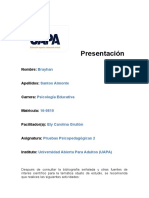 Tarea 2 Pruebas Psicopedagógicas 2