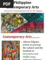 Lesson # 3: Contemporary Arts in The Region