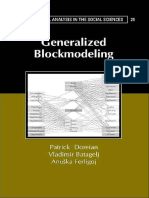 Generalized Blockmodeling (Structural Analysis in The Social Sciences) (2004)