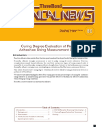 Curing Degree Evaluation of Reactive Adhesives Using Measurement Devices
