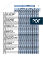 Registro de logros de estudiantes de 3er grado