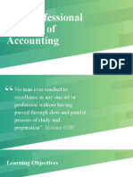 The Professional Practice of Accounting: An Overview of the Profession, Regulations, and Requirements