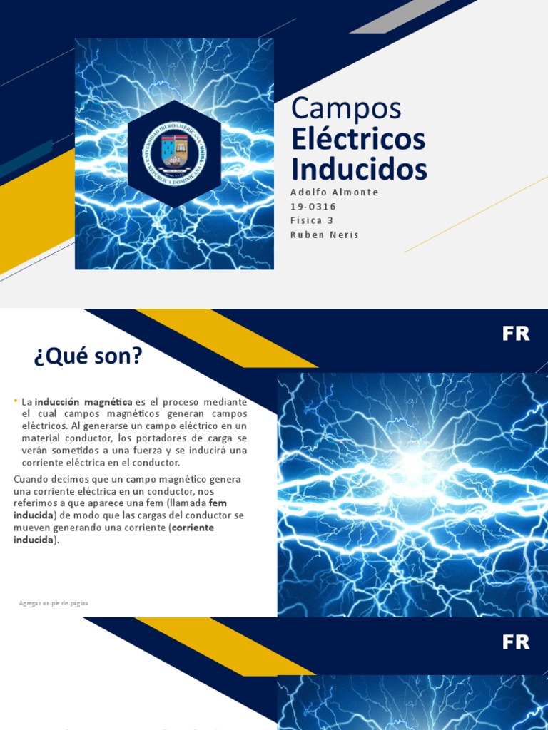 Campos Eléctricos Inducidos | PDF | Campo magnético | Electricidad