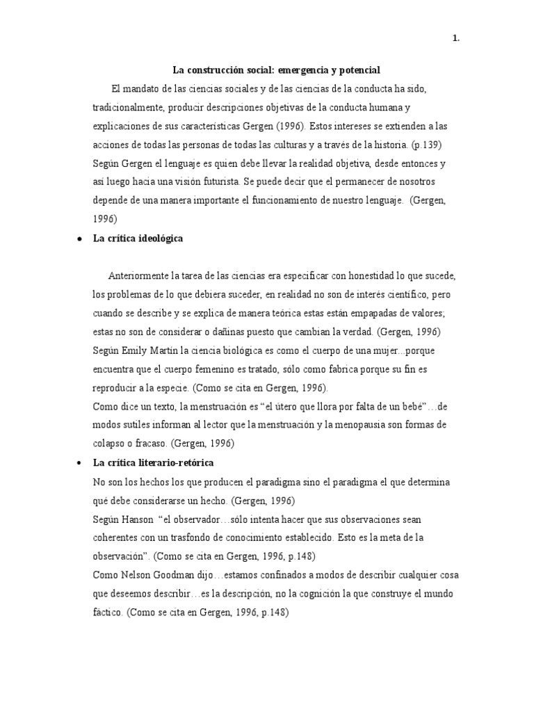 La construcción social de la realidad | PDF | Conocimiento | Vida