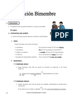 IV Bim. 5to. Año - LENG. - Guía #4 - Oración Bimembre