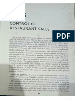10. Control Of Restaurant Sale