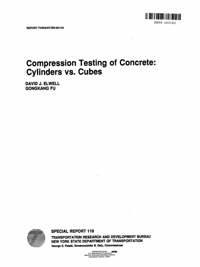 Compression Testing of Concrete PDF | PDF