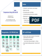 Masonry Design Example Comparisons Using ASD and SD: Outline