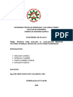 3 Tecnicas para Evaluar La Localizacion Mediante Factores Tangibles