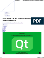 QT Creator: Un IDE Multiplataforma Ideal para Los Desarrolladores QT
