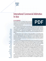 International Commercial Arbitration in Asia