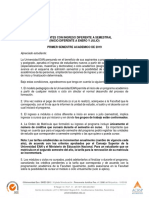 INSTRUCTIVO INICIO DIFERENTE A ENERO Y JULIO (I PA 2019)