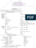 Table DT Fourier Transforms - Rhea