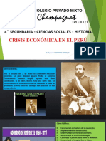 4° Secundaria - Ciencias Sociales - Historia: Crisis Económica en El Perú