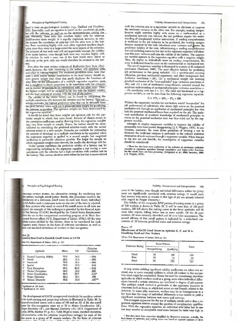 Psychology intelligence overview