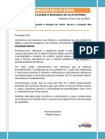 COMUNICADO PLENUS - Assunto - INSTABILIDADE E MUDANÇA NA PLATAFORMA.pdf