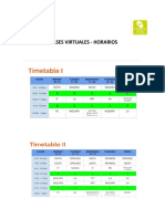 Horario de estudios